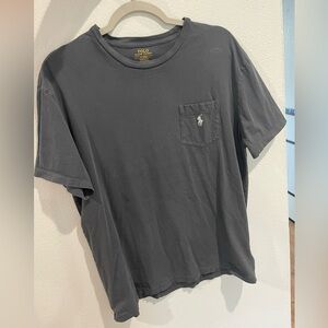 Polo Ralph Lauren T-Shirt with Front Pocket - Size Medium